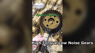 Yüksek Hassasiyetli Spiral Konik Dişli Seti