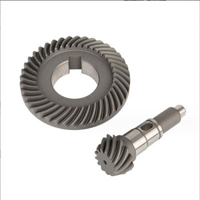 Ark Bevel Gear Spiral Reduction Gear Yüksek hassasiyet Düşük gürültü