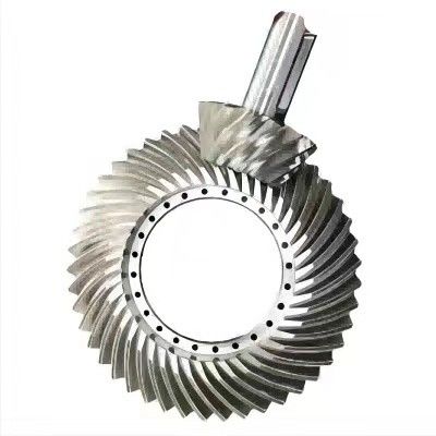 Hypoid Gear Set Bevel Gear Pinion Shaft Yüksek Güç ve Yüksek Döner
