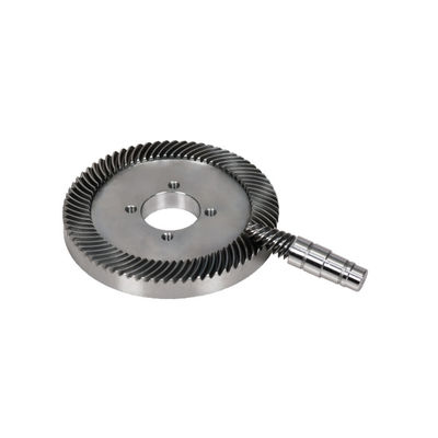 Hypoid Spiral Bevel Gears Istikrarlı Pürüzsüz Transmisiyon Yüksek Redüksiyon oranı 16 Diş 18 Diş