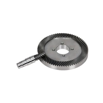 Hypoid Spiral Bevel Gears Istikrarlı Pürüzsüz Transmisiyon Yüksek Redüksiyon oranı 16 Diş 18 Diş