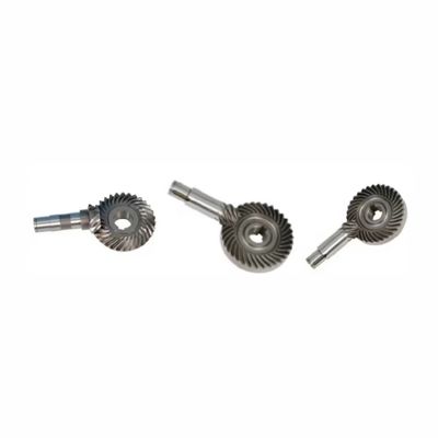 Silindrik açı 90 derece Spiral Bevel Gear Shaft Yüksek Performans