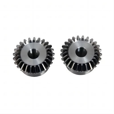 90 derece açılı öğütücü Düz Bevel Gear Dişleri Özel 95%-98% Güç aktarımı