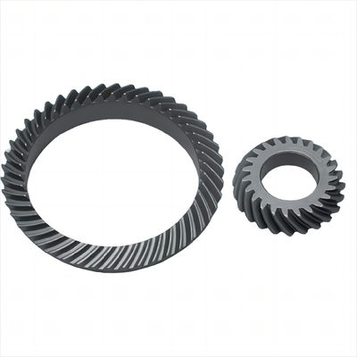 28 Diş 90 Derece Spiral Bevel Gear Yük Ağır Pinion Taç Havacılık için Gear