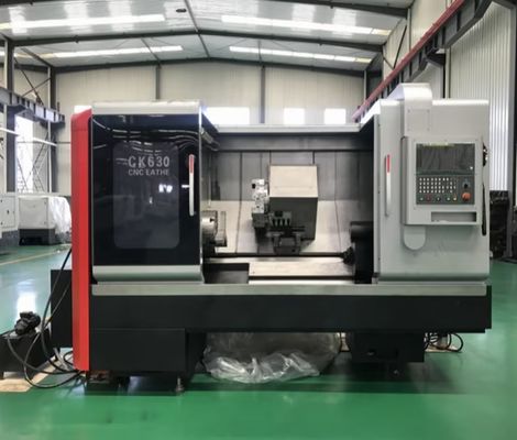 Kesinlik Eğimli Yatak Döner CNC Makine Döner Döner Düzme Merkezi Yüksek Hız