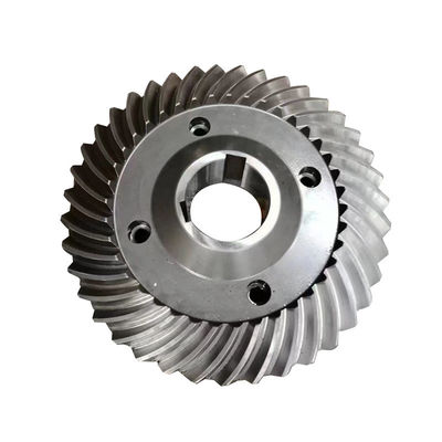 Özel Spiral Bevel Gear Endüstri Düzgün Kalıplı Düğüm Parçaları