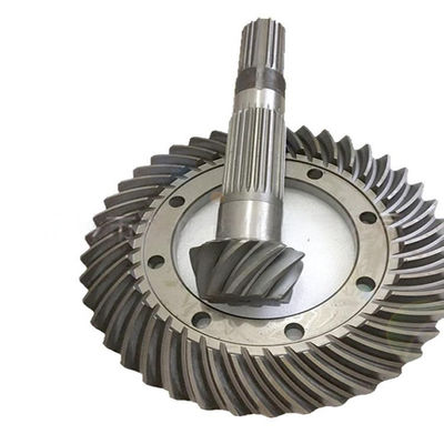 Otomobil traktörünün arka aksı için Bevel Gear Crown Pinion Bevel Gear Set