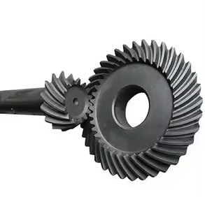 Spiral Hipoid Gear Set Küçük Modül Bevel Gear 90 Derece Değişiklik Kutusu için Sert Diş Yüzeyiyle