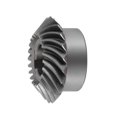 40Cr Spiral Bevel Gear Motor Drive Parçası 20 derece basınç açısı ile