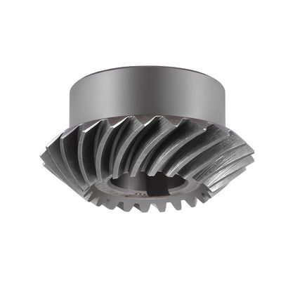 40Cr Spiral Bevel Gear Motor Drive Parçası 20 derece basınç açısı ile
