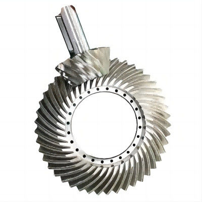 Hypoid Gear Set Bevel Gear Pinion Shaft Yüksek Güç ve Yüksek Döner