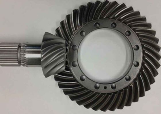 Kalınlaştırılmış Hipoid Gear Alaşım Çelik Pinion Helical Tooth Mini Bevel Gear