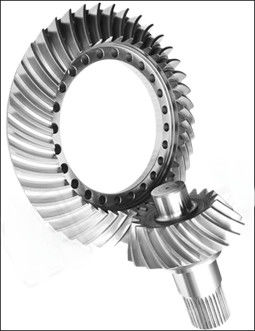 Axle Box Basin Corner Bevel Gear Maden Arabası için Yüksek Verimli ve Durabule