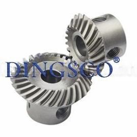 21/28 Dişler Küçük Modül Hızlı Spiral Bevel Gears Arc Bevel Gear