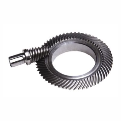 CNC öğütülmüş hipoid Bevel Spiral Bevel Gear Steel Small Module Gear