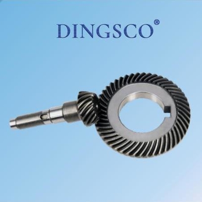 Endüstriyel Redüksiyon Helical Bevel Gear 90 Derece Sağ Köşeli Spiral Bevel Gear