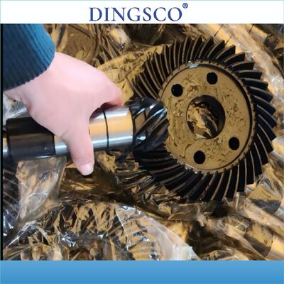 Ağır iş gücü iletimi için hassas spiral kavisli dişli set