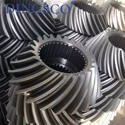 Endüstriyel Makine Gücü iletimi için özel 20CrMnTi Spiral Bevel Gear Set